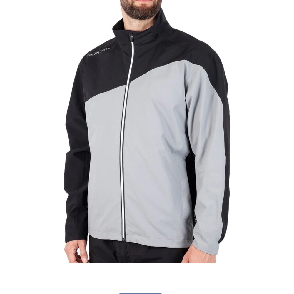 Men's Galvin Green Gore-Tex Aaron Waterproof Jacket - Sharkskin/Black/White